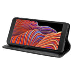 Magnetic Vintage Style Phone Case Wallet Stand Leather Cover for Samsung Galaxy Xcover 5
