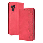 Magnetic Vintage Style Phone Case Wallet Stand Leather Cover for Samsung Galaxy Xcover 5
