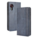 Magnetic Vintage Style Phone Case Wallet Stand Leather Cover for Samsung Galaxy Xcover 5