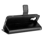 Crazy Horse Texture Wallet Design PU Leather Stand Protector Cover for Samsung Galaxy Xcover 5
