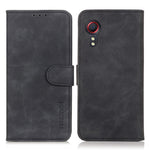 KHAZNEH Wallet Design Folio Flip Retro Style PU Leather Case for Samsung Galaxy Xcover 5 / 5s