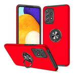 Stødsikkert hybridtelefoncover med ringformet støttefod til Samsung Galaxy A52 5G / 4G