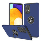 Stødsikkert hybridtelefoncover med ringformet støttefod til Samsung Galaxy A52 5G / 4G