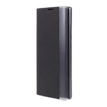 For Samsung Galaxy Note 10 Plus PU Leather Auto-Absorbed Shell View Window Stand Phone Case