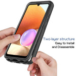TPU PC Hybrid Case Shockproof Phone Cover for Samsung Galaxy A32 4G (EU Version)
