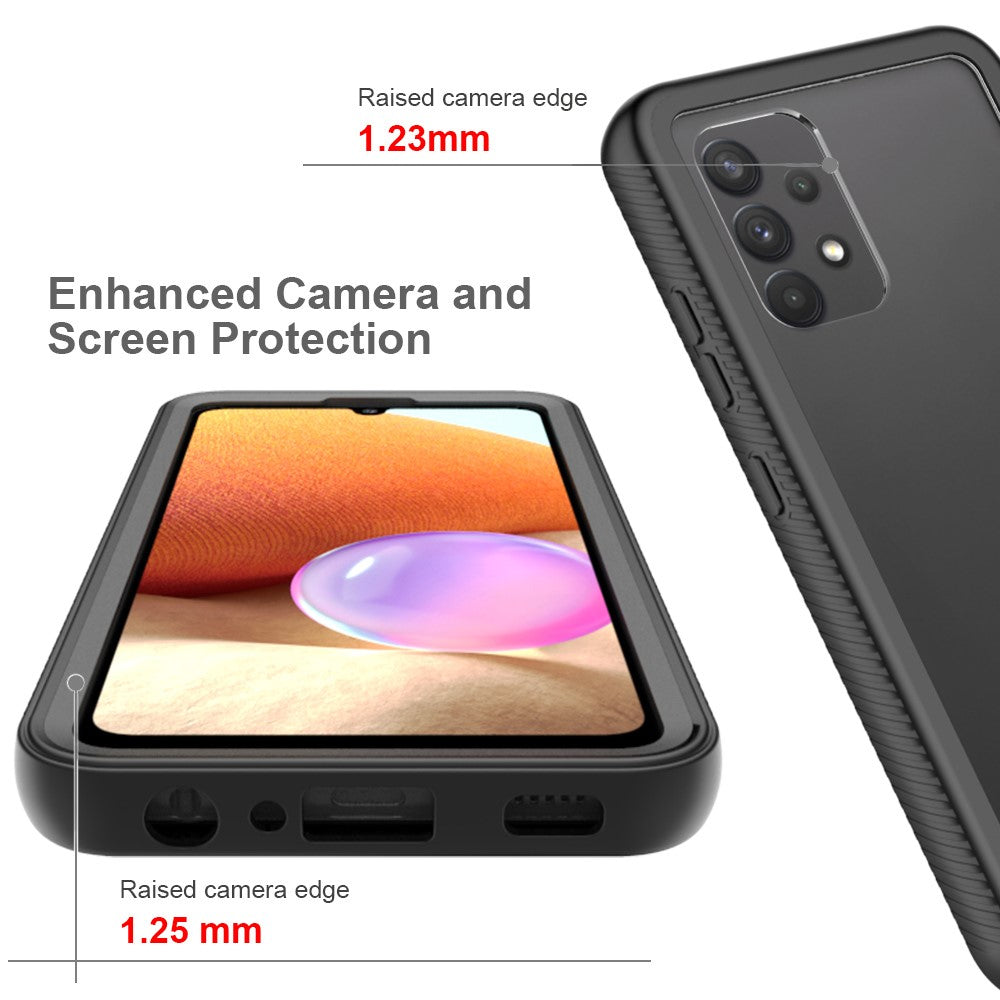 TPU PC Hybrid Case Shockproof Phone Cover for Samsung Galaxy A32 4G (EU Version)