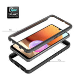 TPU PC Hybrid Case Shockproof Phone Cover for Samsung Galaxy A32 4G (EU Version)