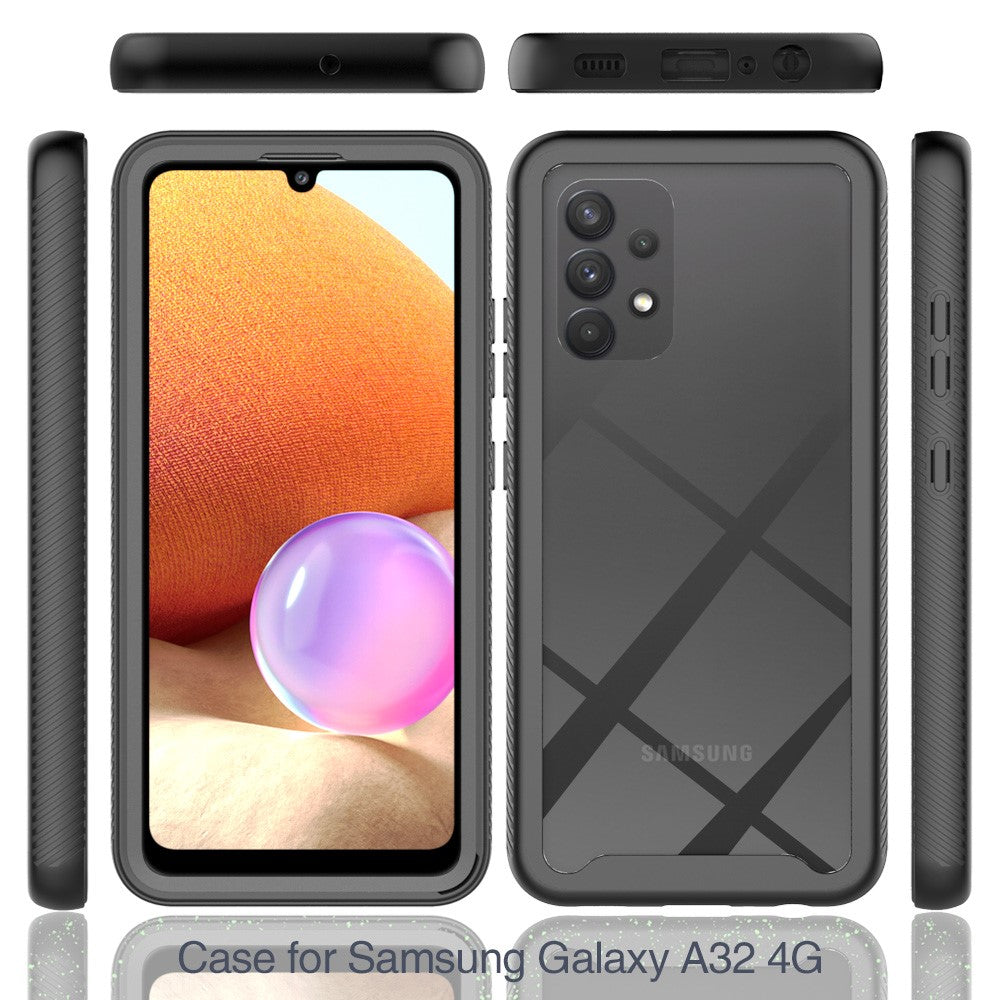 TPU PC Hybrid Case Shockproof Phone Cover for Samsung Galaxy A32 4G (EU Version)