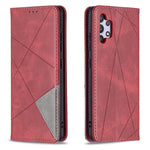 Geometric Pattern Leather Stand Case with Card Slots for Samsung Galaxy A32 4G (EU Version)