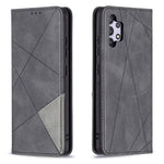 Geometric Pattern Leather Stand Case with Card Slots for Samsung Galaxy A32 4G (EU Version)