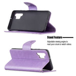 Imprint Butterfly Leather Wallet Case for Samsung Galaxy A32 4G (EU Version)
