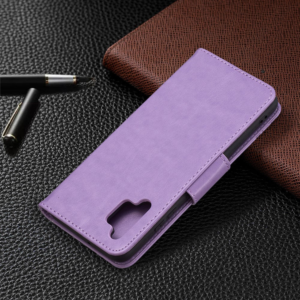 Imprint Butterfly Leather Wallet Case for Samsung Galaxy A32 4G (EU Version)