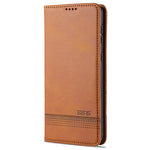 AZNS Stand Wallet Auto-absorbed Magnetic Leather Case for Samsung Galaxy A32 4G