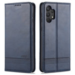 AZNS Stand Wallet Auto-absorbed Magnetic Leather Case for Samsung Galaxy A32 4G
