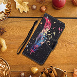 Mönstertryck Plånboksdesign mobilskal PU-läder Stativskal med rem för Samsung Galaxy S20 FE/S20 Fan Edition/S20 FE 5G/S20 Fan Edition 5G/S20 Lite/S20 FE 2022