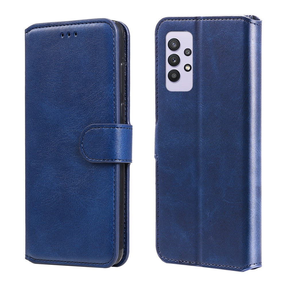 Quality Wallet Stand Flip Leather Phone Case for Samsung Galaxy A32 4G (EU Version)