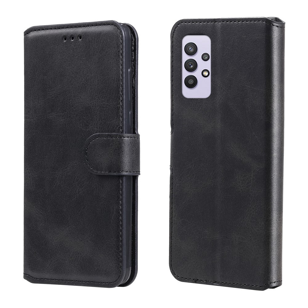 Quality Wallet Stand Flip Leather Phone Case for Samsung Galaxy A32 4G (EU Version)