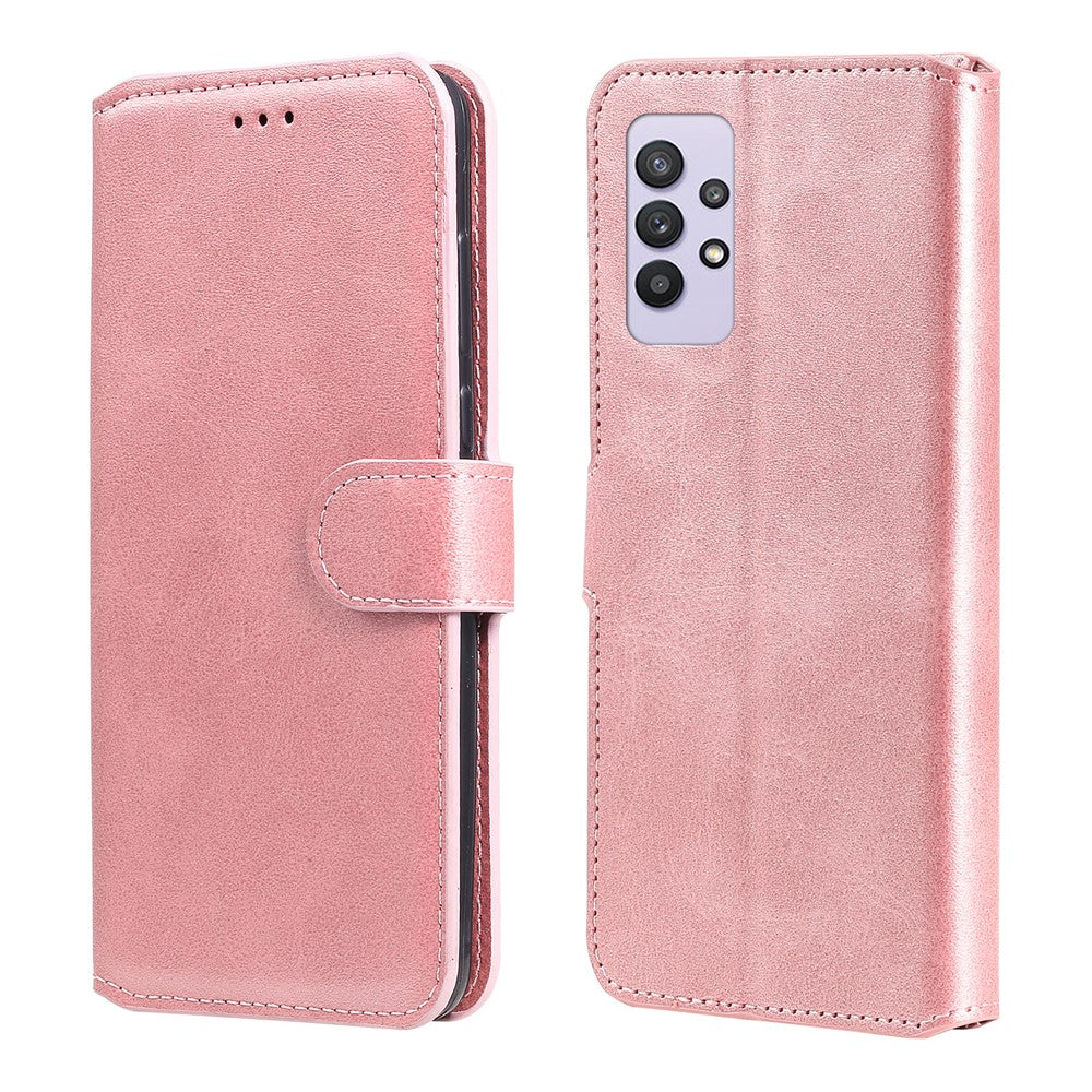 Quality Wallet Stand Flip Leather Phone Case for Samsung Galaxy A32 4G (EU Version)