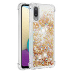 Moving Shiny Quicksand Glitter Reinforced Corners TPU Case for Samsung Galaxy A02 / M02 Phone Cover