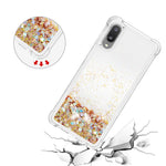Moving Shiny Quicksand Glitter Reinforced Corners TPU Case for Samsung Galaxy A02 / M02 Phone Cover