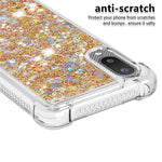 Moving Shiny Quicksand Glitter Reinforced Corners TPU Case for Samsung Galaxy A02 / M02 Phone Cover