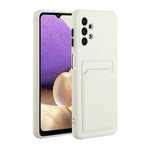 Faldsikker Fleksibelt TPU Telefoncover med Kortlomme til Samsung Galaxy A72 4G/5G