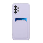 Faldsikker Fleksibelt TPU Telefoncover med Kortlomme til Samsung Galaxy A72 4G/5G