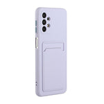 Faldsikker Fleksibelt TPU Telefoncover med Kortlomme til Samsung Galaxy A72 4G/5G