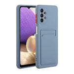 Faldsikker Fleksibelt TPU Telefoncover med Kortlomme til Samsung Galaxy A72 4G/5G