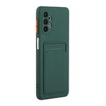 Well-Protected Flexible TPU Phone Case with Card Holder Cover for Samsung Galaxy A32 5G/M32 5G