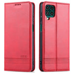 AZNS Wallet Design Auto-absorberende Magnet Godt Beskyttet Læder Stand Mobilcover til Samsung Galaxy F62/M62