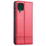 AZNS Wallet Design Auto-absorberende Magnet Godt Beskyttet Læder Stand Mobilcover til Samsung Galaxy F62/M62