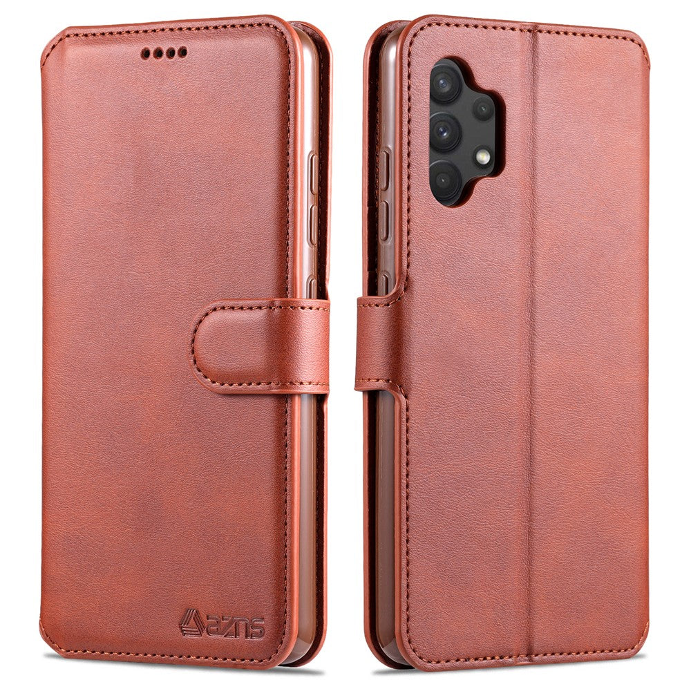 AZNS Plånboksdesign Läderskal mobilfodral till Samsung Galaxy A32 4G