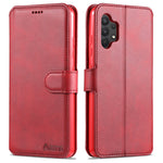 AZNS Wallet Design Læder Cover Telefon Stand Etui til Samsung Galaxy A32 4G