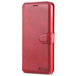 AZNS Wallet Design Læder Cover Telefon Stand Etui til Samsung Galaxy A32 4G