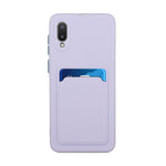 Soft TPU Phone Back Case Cover with Card Holder for Samsung Galaxy M02 / A02