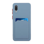 Soft TPU Phone Back Case Cover with Card Holder for Samsung Galaxy M02 / A02