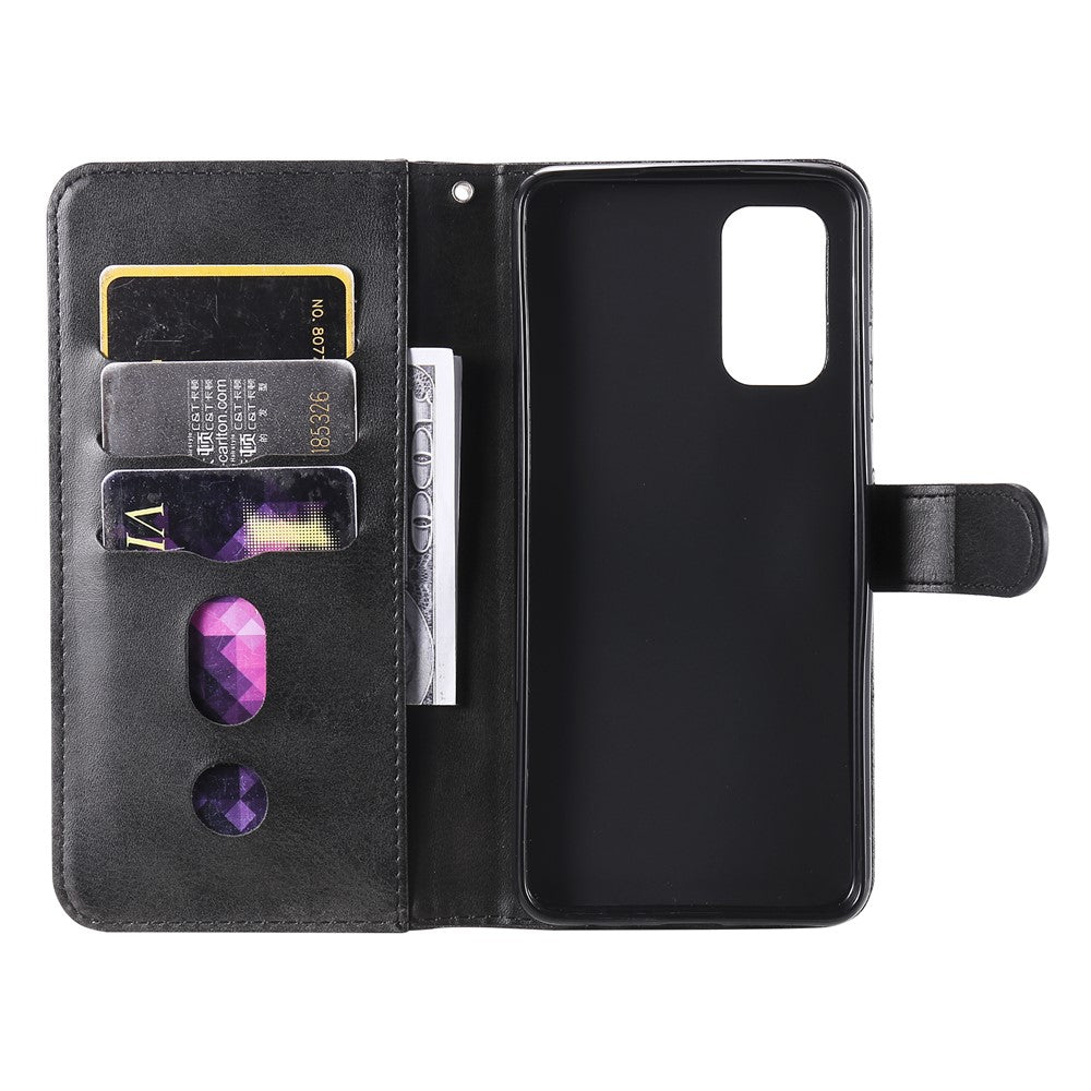 Zipper Pocket Wallet Leather Stand Phone Case Cover for Samsung Galaxy A32 4G (EU Version)