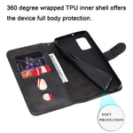 Zipper Pocket Wallet Leather Stand Phone Case Cover for Samsung Galaxy A32 4G (EU Version)