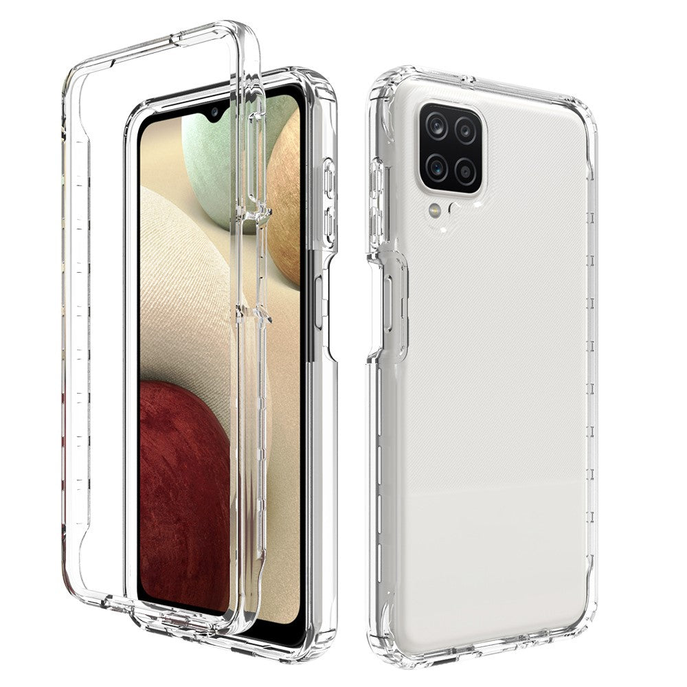 2-i-1 PC+TPU-mobilcover med tonet farvedesign til Samsung Galaxy A12