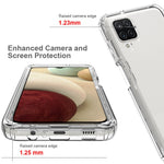 2-i-1 PC+TPU-mobilcover med tonet farvedesign til Samsung Galaxy A12