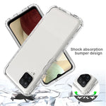 2-i-1 PC+TPU-mobilcover med tonet farvedesign til Samsung Galaxy A12