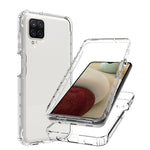2-i-1 PC+TPU-mobilcover med tonet farvedesign til Samsung Galaxy A12