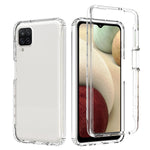 2-i-1 PC+TPU-mobilcover med tonet farvedesign til Samsung Galaxy A12