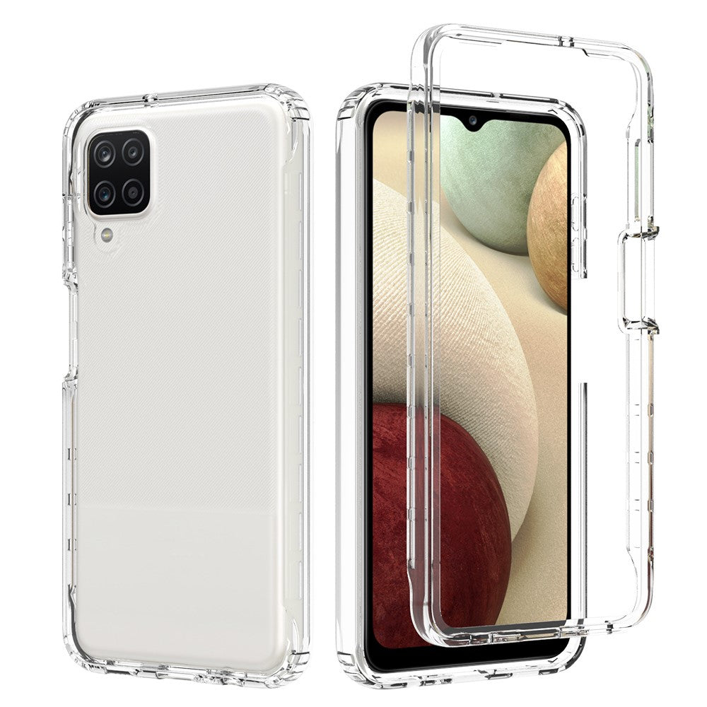 2-i-1 PC+TPU-mobilcover med tonet farvedesign til Samsung Galaxy A12