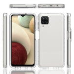 2-i-1 PC+TPU-mobilcover med tonet farvedesign til Samsung Galaxy A12