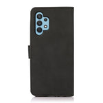 KHAZNEH Textured Leather Phone Cover Stand Case with Wallet Design for Samsung Galaxy A32 4G (EU Version)