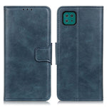 For Samsung Galaxy A22 5G (EU Version) Crazy Horse PU Leather Wallet Phone Case Stand Flip Protective Cover