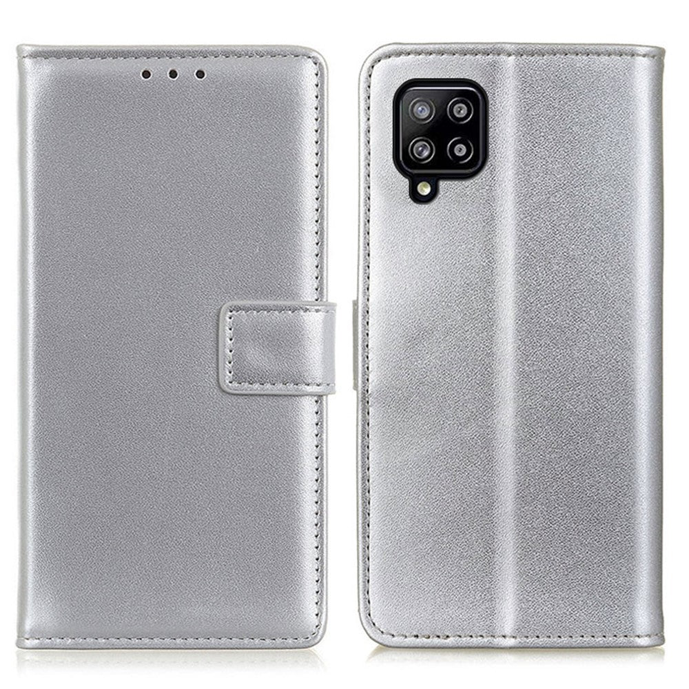 Magnetiskt spänne plånboksställ stötsäkert läderfodral för Samsung Galaxy A22 4G (EU-version)