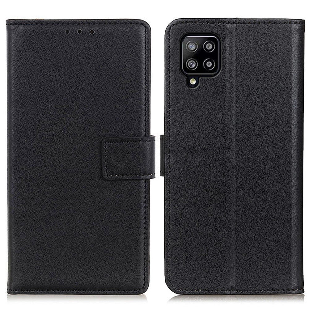 Magnetiskt spänne plånboksställ stötsäkert läderfodral för Samsung Galaxy A22 4G (EU-version)
